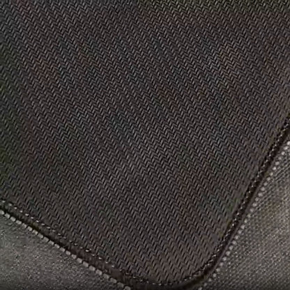 Non-slip rubber base of dark grey desk mat